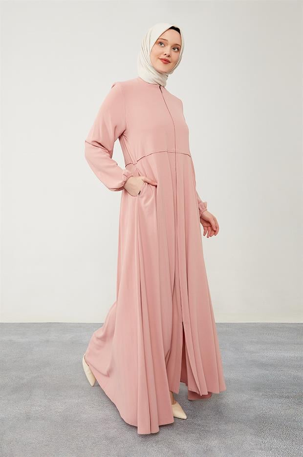 Gül Geniş Etekli Ferace