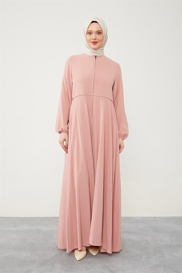 Gül Geniş Etekli Ferace