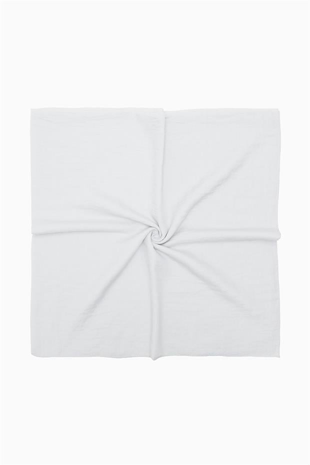 Gümüş Lux Pamuk Cazz Eşarp