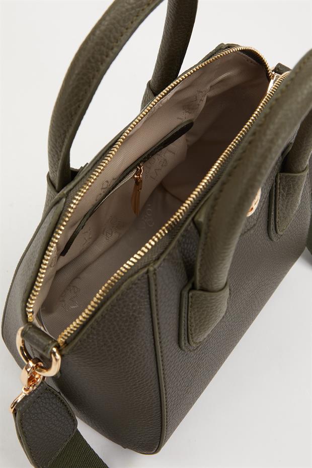 Haki Gizli Cepli El Çantası