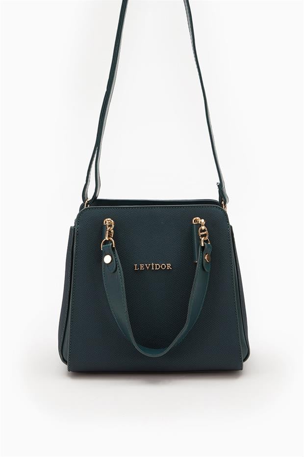 Haki Kumaş Görünümlü El Çantası