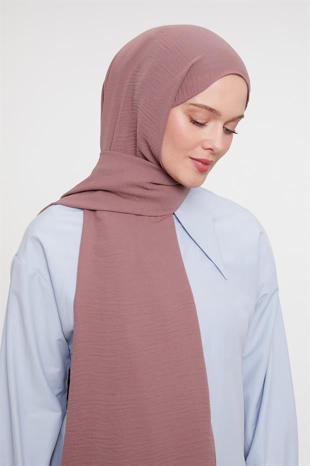 Koyu Leylak Düz Aerobin Şal