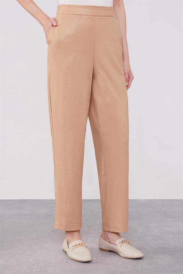 K.Bej Bisiklet Yaka Airobin Kumaş İkili Takım