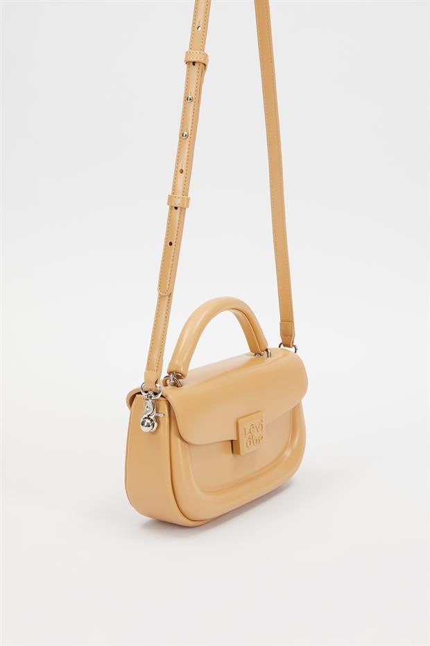 Kahve İnci Askılı Omuz Çantası