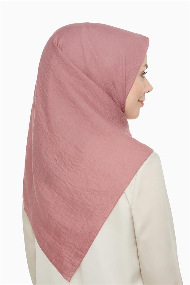 Koyu Pembe Lux Pamuk Cazz Eşarp