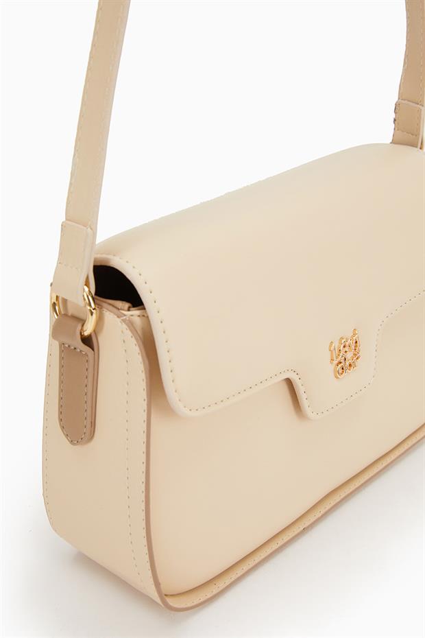 KREM Ayarlanabilir Askılı Omuz Çantası