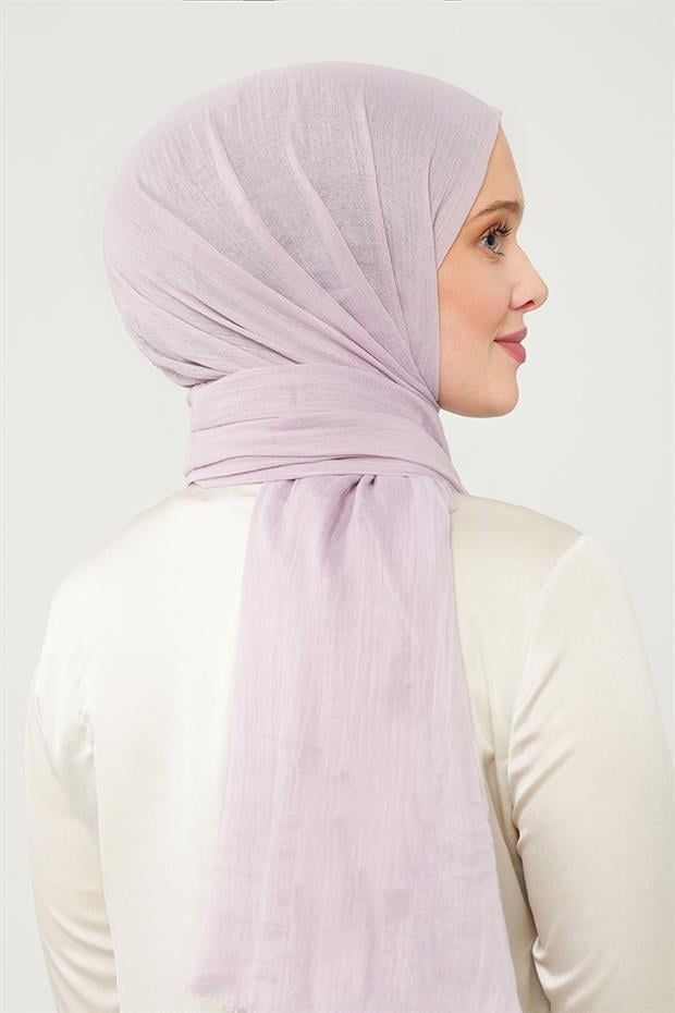 Lila Düz Hawai Şal