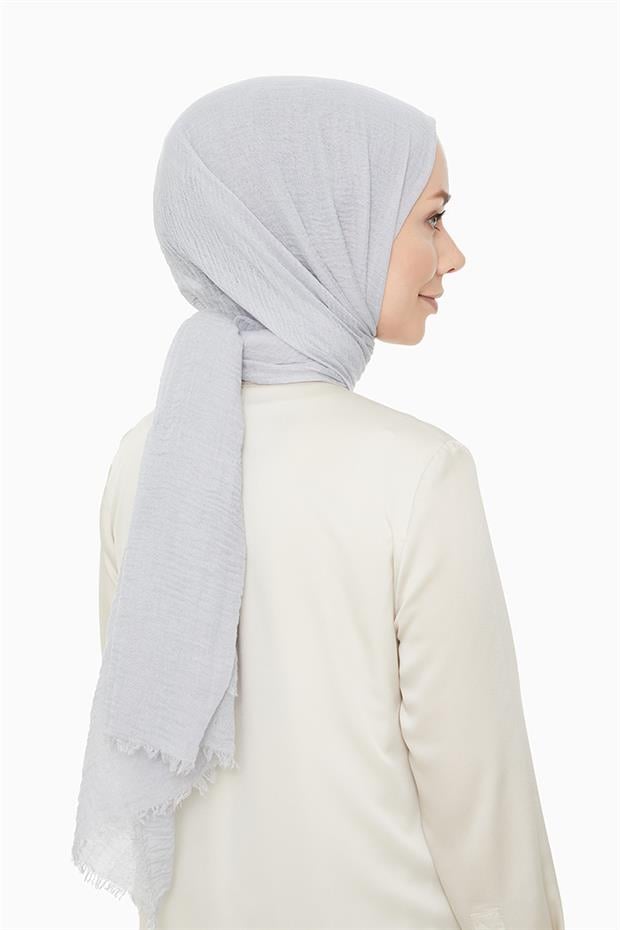 Mat Gri Bürümcük Şal