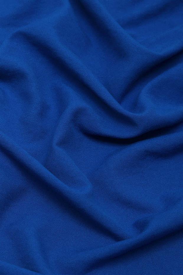 Parlament Mavisi Pamuk Cazz Kare Eşarp