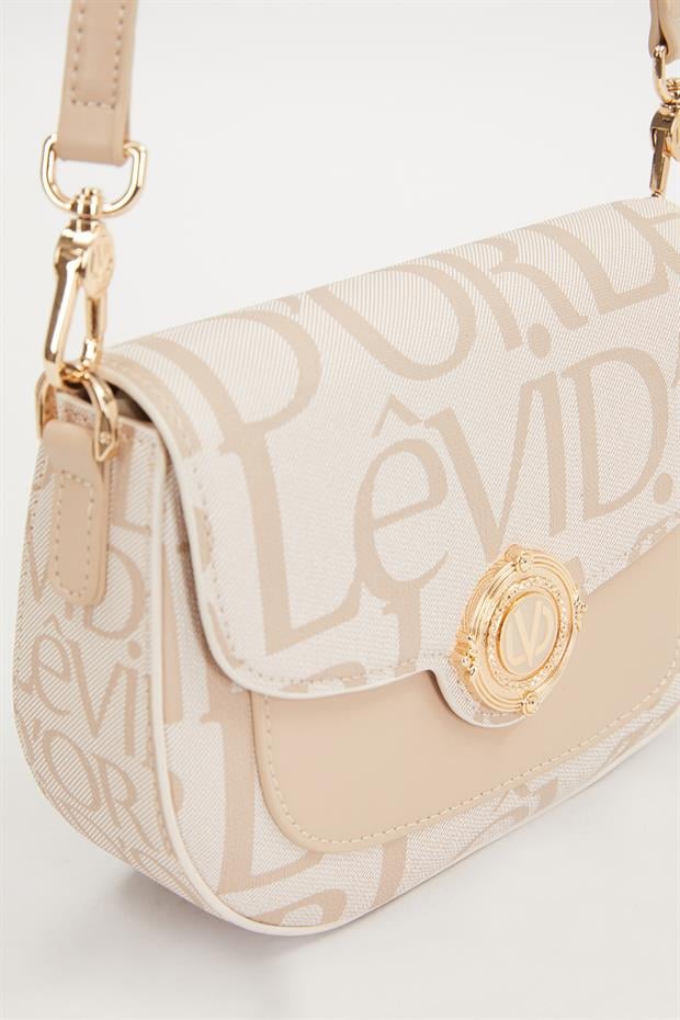 Pembe Kumaş Dokulu Omuz Çantası