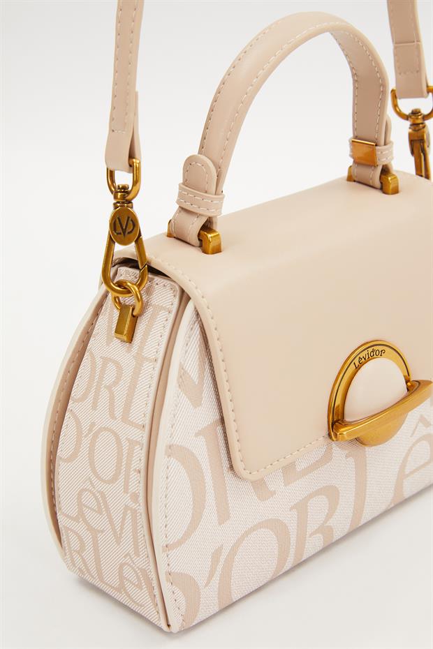 Pembe Halka Detay El Çantası