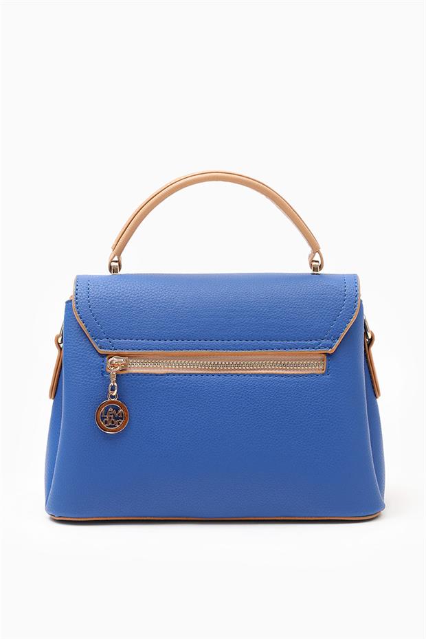 Saks Dikdörtgen Çok Gözlü El Çantası