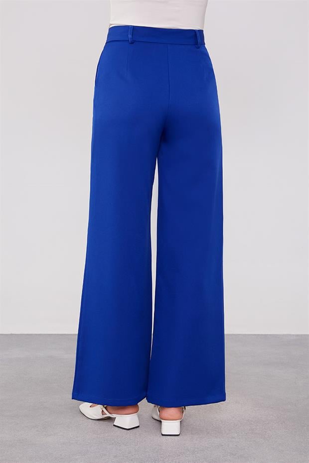 Saks Gizli Düğmeli Kumaş Pantolon