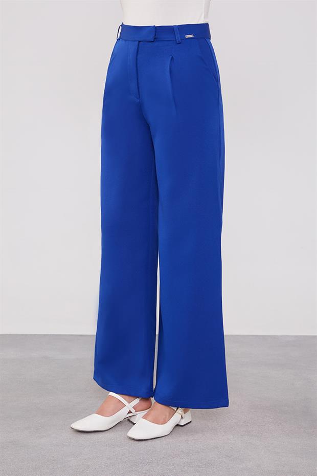 Saks Gizli Düğmeli Kumaş Pantolon