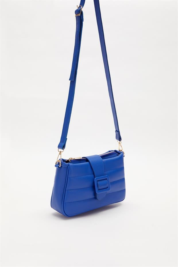 Saks Kapitone Çıkarılabilir Askılı Omuz Çantası