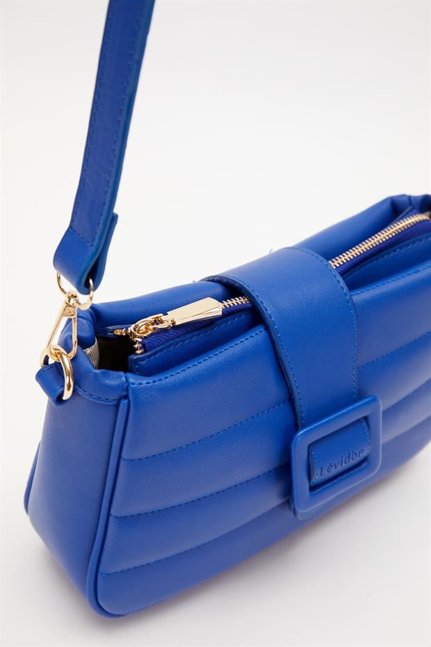 Saks Kapitone Çıkarılabilir Askılı Omuz Çantası