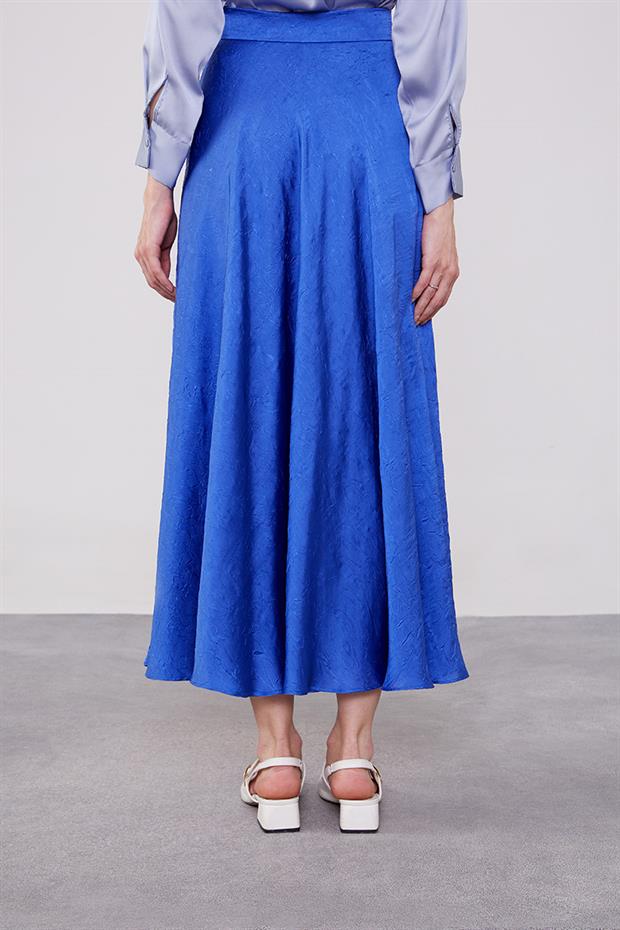 Saks Kraş Saten Etek