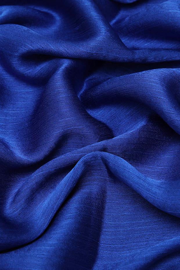 Saks Mavisi Janjan Eşarp