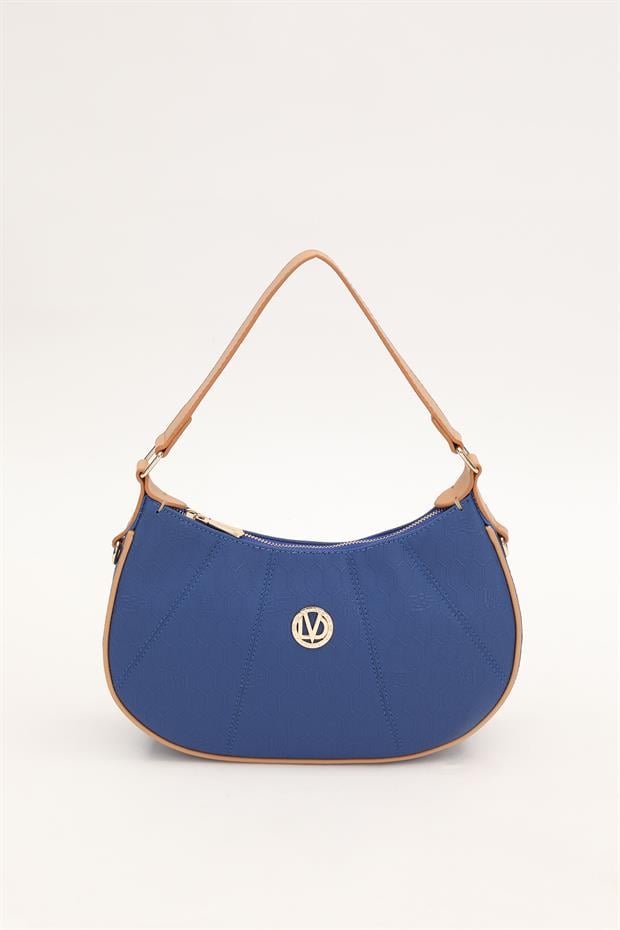 Saks Petek Baskılı El Çantası