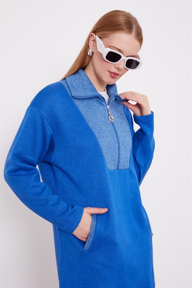 Saks Sim Detaylı Kaşmir İkili Takım