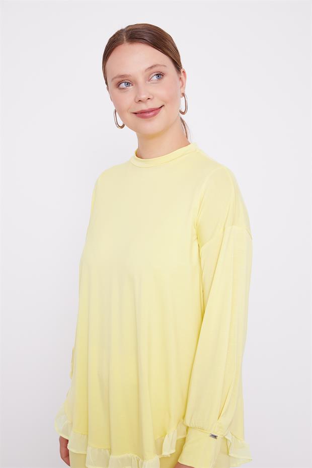 Sarı Şifon Volanlı Spor Takım