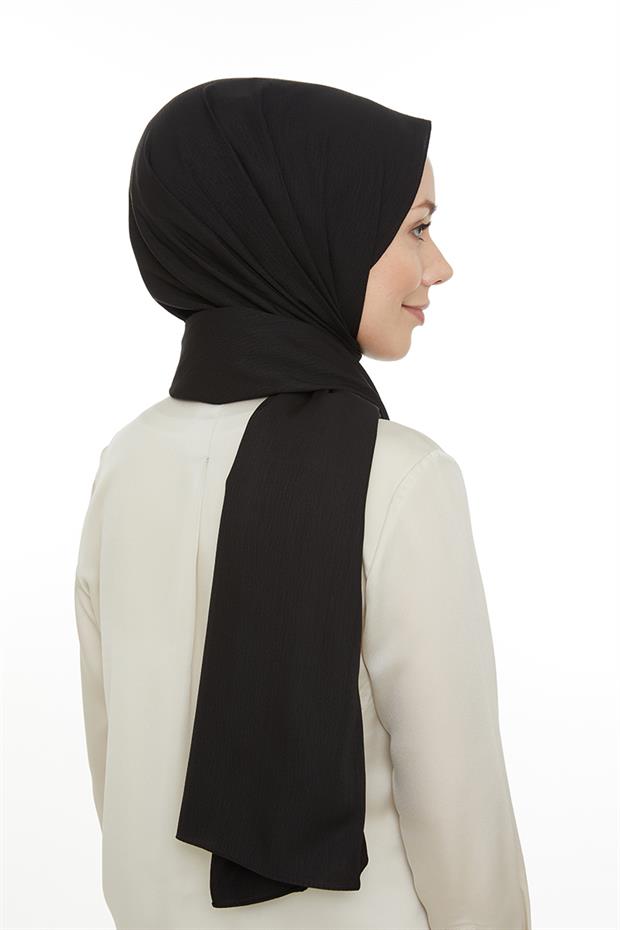 Siyah Atlantis Simli Şal