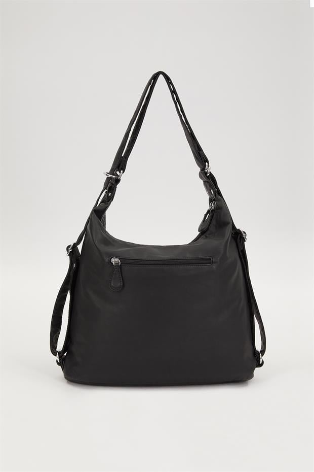 Siyah Cepcik Gözlü Omuz Çantası