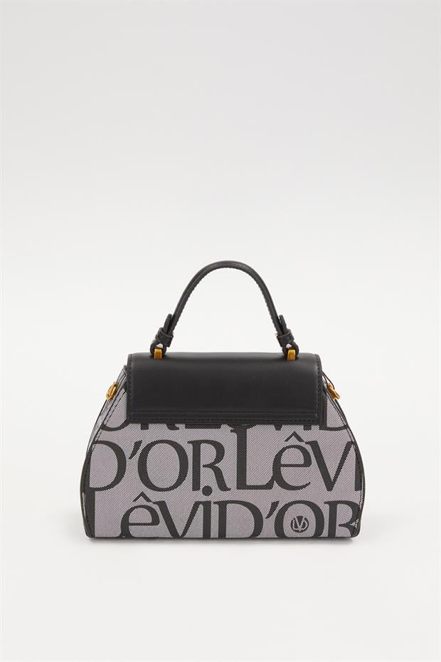 Siyah Halka Detay El Çantası