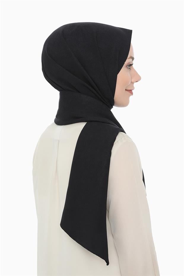 Siyah Saly Abiye Şal