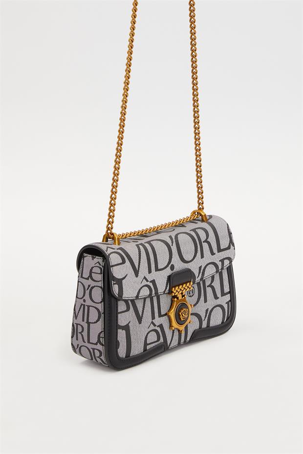 Siyah Zincir Askılı Omuz Çantası