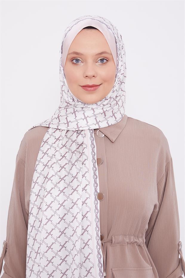 Somon L Baskılı Angel Şal