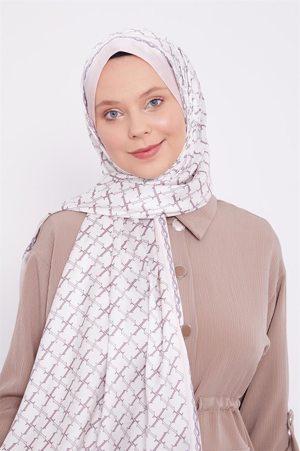 Somon L Baskılı Angel Şal