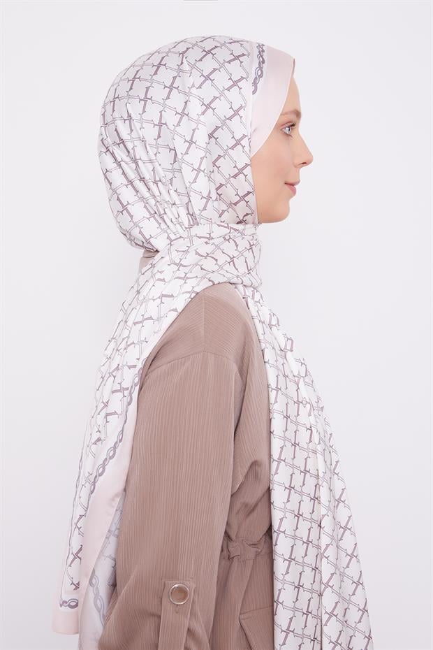 Somon L Baskılı Angel Şal