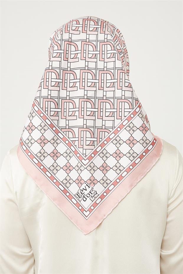 Somon LVD Baskılı Trend Twill Eşarp