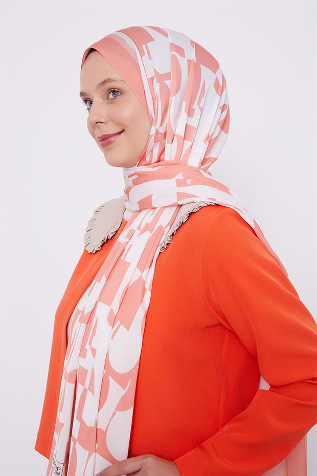 Somon Soyut Desen Club Şal