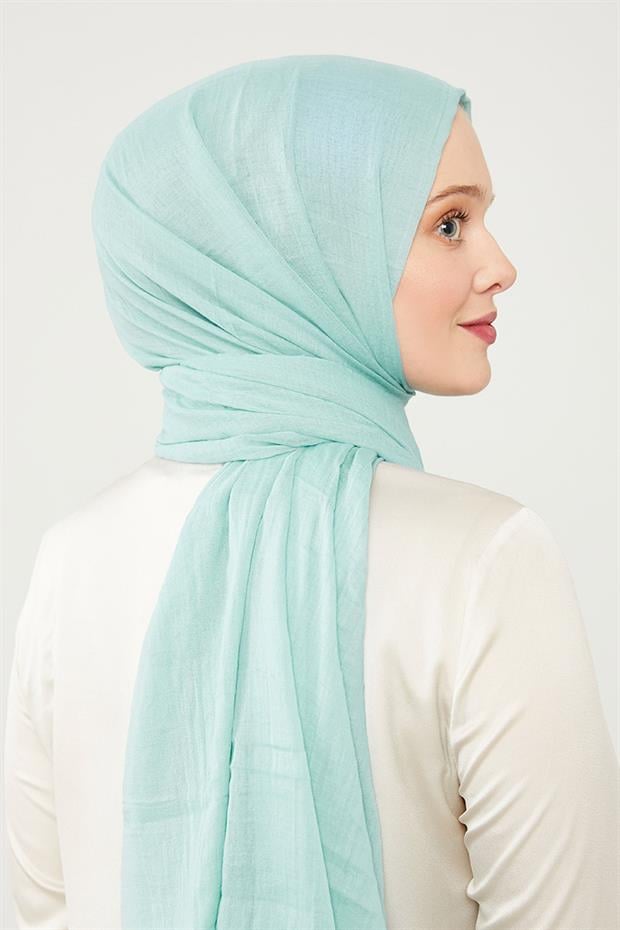 Su Yeşili Düz Hawai Şal