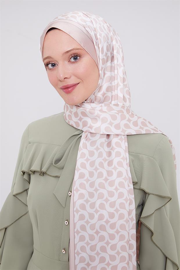 Sütlü Kahve S Desen Angel Şal