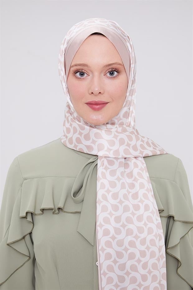 Sütlü Kahve S Desen Angel Şal