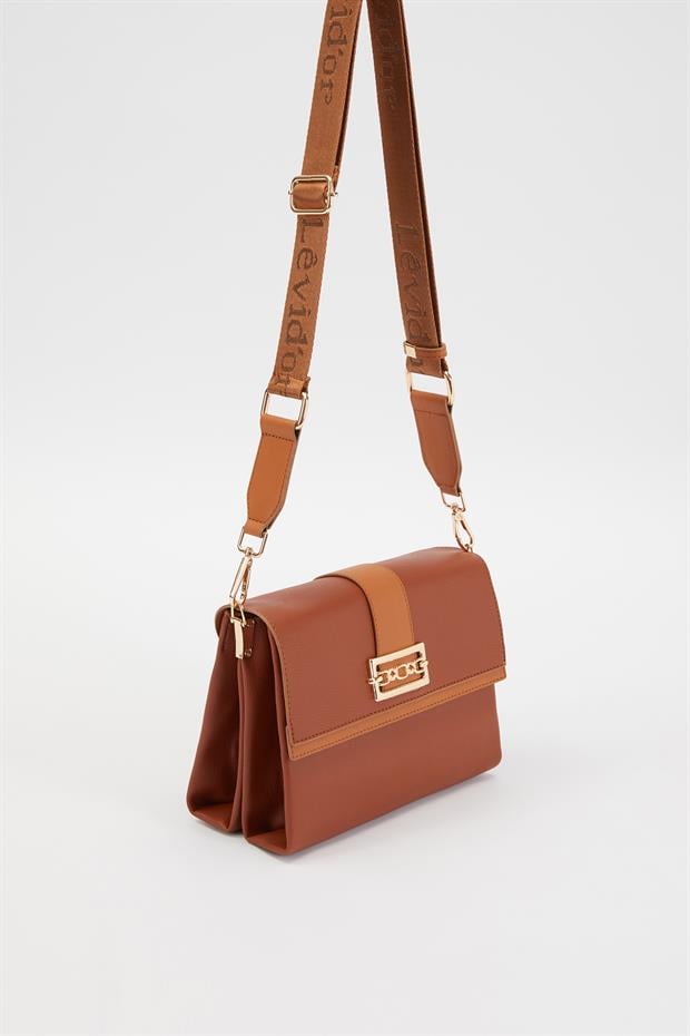 TABA CAMEL Zincir Toka Detay Omuz Çantası