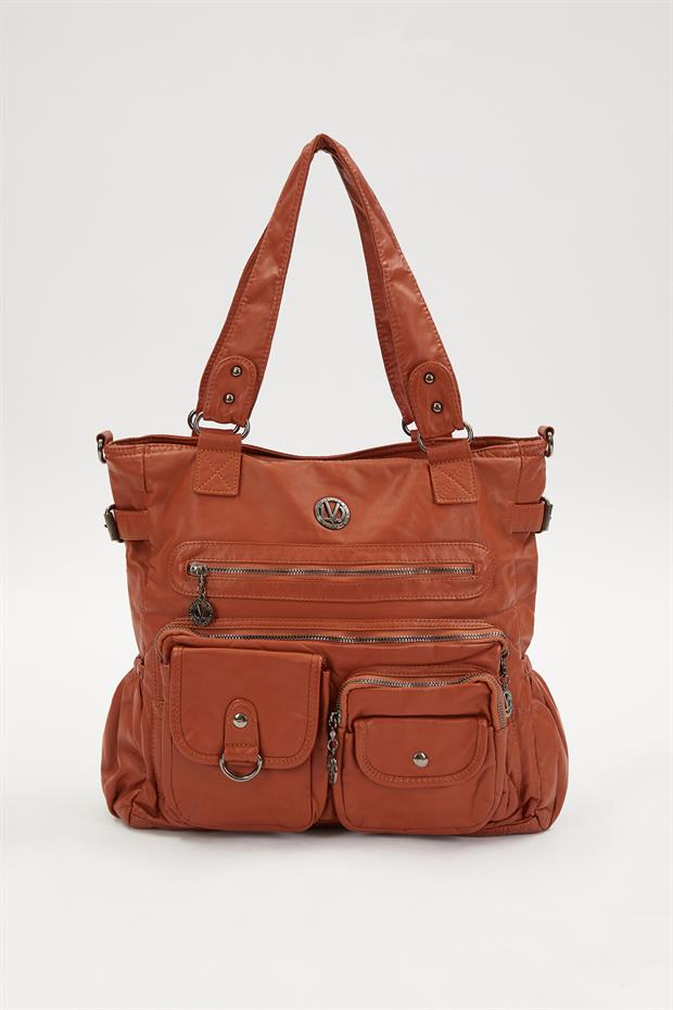 Taba Çepçik Detaylı Omuz Çantası