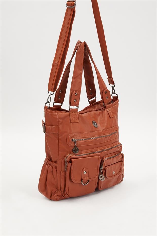 Taba Çepçik Detaylı Omuz Çantası