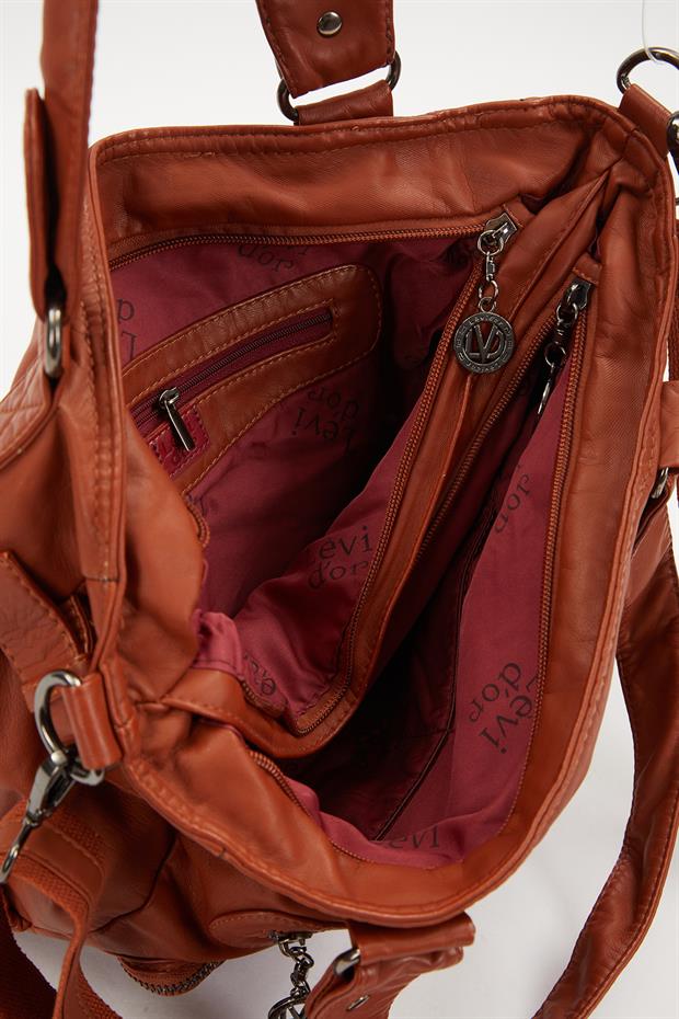 Taba Çepçik Detaylı Omuz Çantası