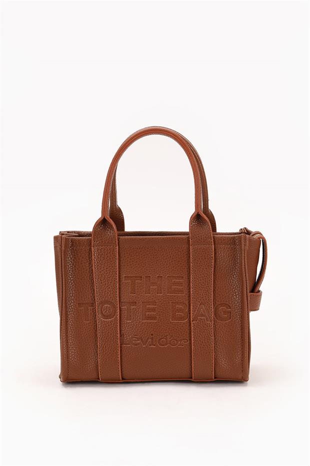 Taba Çılarılabilir Askı Yazı Baskılı El Çantası