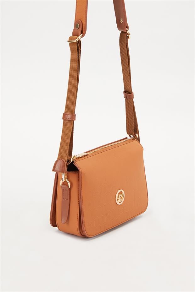 Taba Petek Kabartmalı Omuz Çantası