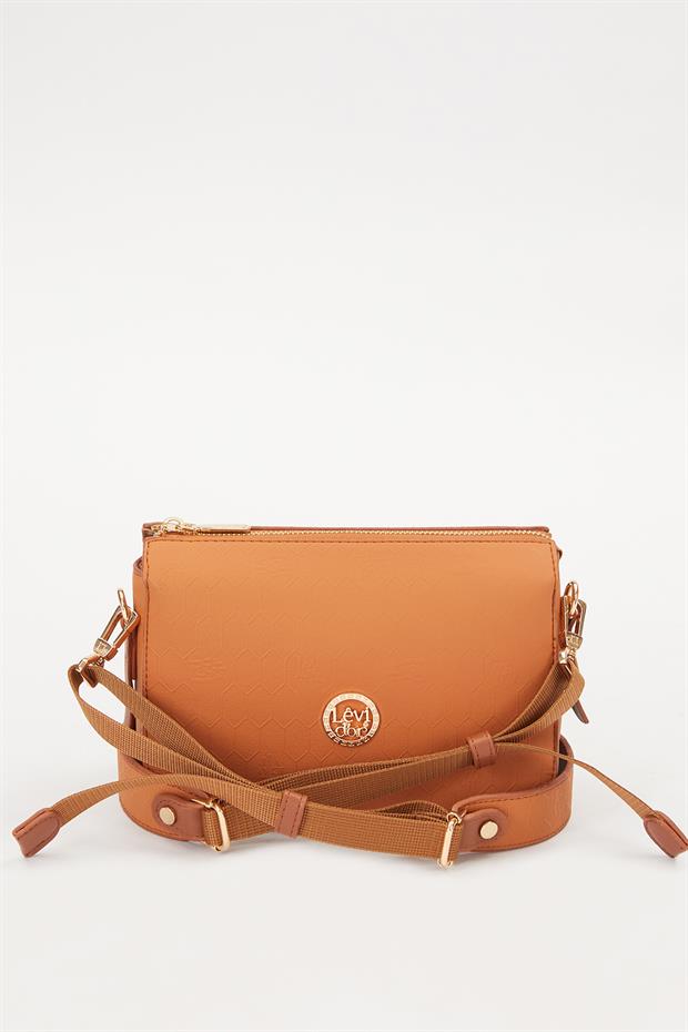 Taba Petek Kabartmalı Omuz Çantası