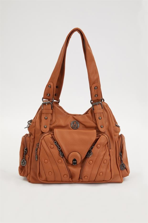 Taba Zımba Kemer Askılı Omuz Çantası