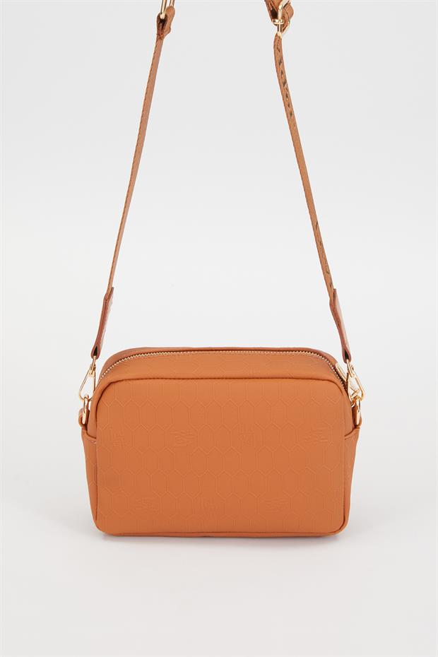 Taba Gizli Cep Detay Omuz Çantası