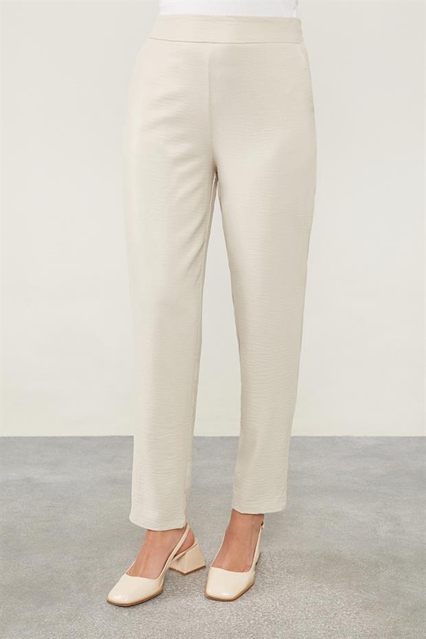 Taş Asimetrik Kesim Şifon Tunik Takım