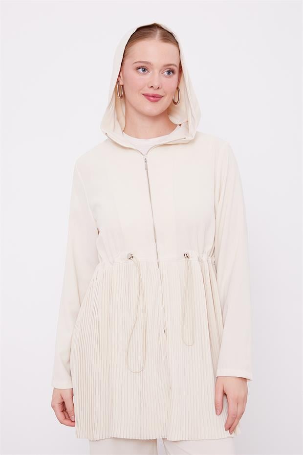 Taş Kapusonlu Beli İp Buzgulu İkili Takım