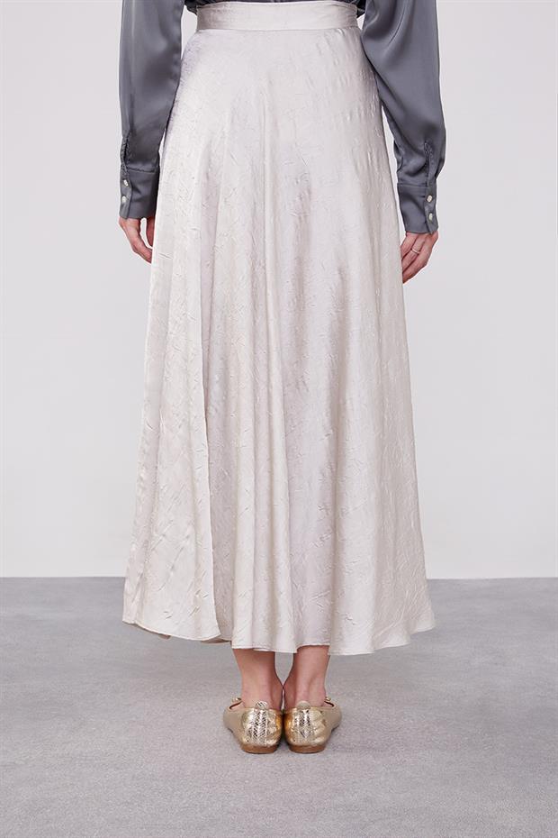 Taş Kraş Saten Etek